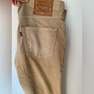 Levi’s Corduroy 511 Slim Pants 34x34